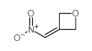 3-硝基亚甲基-氧杂环丁烷结构式