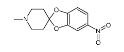 1'-methyl-5-nitrospiro[1,3-benzodioxole-2,4'-piperidine]结构式