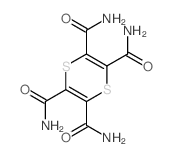 1,4-Dithiin-2,3,5,6-tetracarboxamide Structure