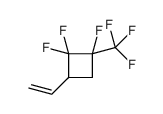 3-ethenyl-1,2,2-trifluoro-1-(trifluoromethyl)cyclobutane结构式