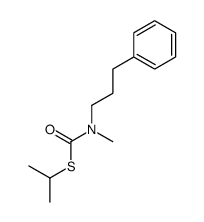 S-propan-2-yl N-methyl-N-(3-phenylpropyl)carbamothioate Structure