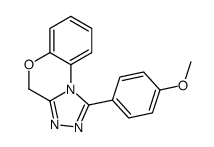 1-(4-methoxyphenyl)-4H-[1,2,4]triazolo[3,4-c][1,4]benzoxazine结构式