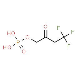 2-keto-4,4,4-trifluorobutyl phosphate structure
