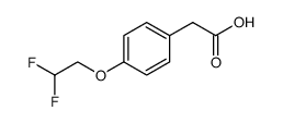 Benzeneacetic acid, 4-(2,2-difluoroethoxy)图片