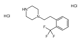 1-[2-[2-(trifluoromethyl)phenyl]ethyl]piperazine dihydrochloride结构式