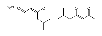 (Z)-6-methyl-2-oxohept-3-en-4-olate,palladium(2+) Structure