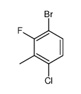 3-Bromo-6-chloro-2-fluorotoluene structure