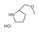 (2S)-2-(methoxymethyl)pyrrolidine,hydrochloride Structure
