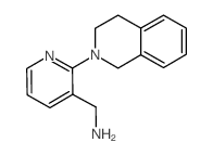 {2-[3,4-Dihydro-2(1H)-isoquinolinyl]-3-pyridinyl}methanamine结构式