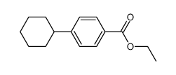 4-cyclohexyl-benzoic acid ethyl ester Structure