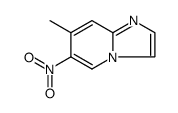 7-Methyl-6-nitroimidazo[1,2-a]pyridine structure