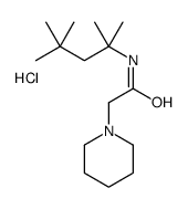 2-piperidin-1-yl-N-(2,4,4-trimethylpentan-2-yl)acetamide,hydrochloride Structure