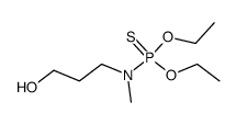 diethylthiophosphoramidate de N-methyle et de N-(hydroxy-3 propyle) Structure