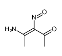 4-amino-3-nitrosopent-3-en-2-one Structure