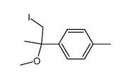 1-(1-iodo-2-methoxypropan-2-yl)-4-methylbenzene Structure