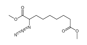 dimethyl 2-azidononanedioate结构式