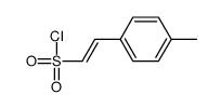 2-(4-methylphenyl)ethenesulfonyl chloride结构式