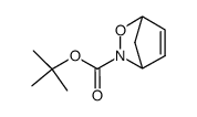 2-氧杂-3-氮杂双环[2.2.1]庚-5-烯-3-羧酸叔丁酯结构式