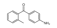 (4-aminophenyl)(2-methylphenyl)methanone结构式