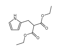 pyrrol-2-ylmethyl-malonic acid diethyl ester Structure