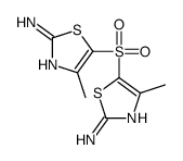 5-[(2-amino-4-methyl-1,3-thiazol-5-yl)sulfonyl]-4-methyl-1,3-thiazol-2-amine Structure