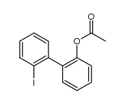 acetic acid-(2'-iodo-biphenyl-2-yl ester)结构式