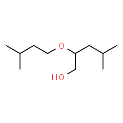 4-Methyl-2-(3-methylbutoxy)-1-pentanol结构式