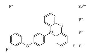 hexafluoroantimony(1-),5-(4-phenylsulfanylphenyl)thianthren-5-ium Structure