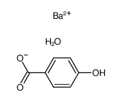 4-hydroxy-benzoic acid ; barium compound Structure