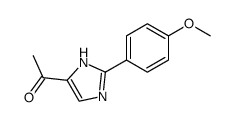 4-acetyl-2-(4-methoxyphenyl)imidazole结构式