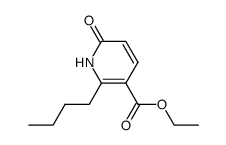 ethyl 2-butyl-6-oxo-1,6-dihydropyridine-3-carboxylate结构式