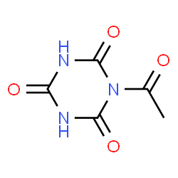 1,3,5-Triazine-2,4,6(1H,3H,5H)-trione, 1-acetyl- (9CI) Structure