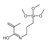 2-methyl-N-(3-trimethoxysilylpropyl)prop-2-enamide Structure