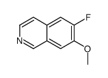 6-Fluoro-7-methoxyisoquinoline结构式
