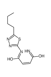 (E)-N'-(5-butyl-1,3,4-thiadiazol-2-yl)but-2-enediamide结构式