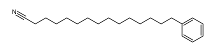 15-phenylpentadecanenitrile结构式