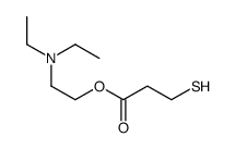 2-(diethylamino)ethyl 3-sulfanylpropanoate结构式