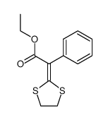 [1,3]Dithiolan-2-ylidene-phenyl-acetic acid ethyl ester结构式