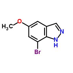 7-Bromo-5-methoxy-1H-indazole Structure