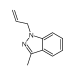 3-methyl-1-prop-2-enylindazole Structure