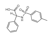 (S)-α-{[(4-methylphenyl)sulfonyl]amino}benzeneacetic acid结构式