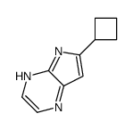 6-cyclobutyl-5H-pyrrolo[2,3-b]pyrazine Structure
