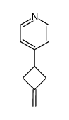 Pyridine, 4-(3-methylenecyclobutyl)- (6CI) Structure