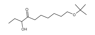 1-tert-Butoxy-8-hydroxydecan-7-on结构式