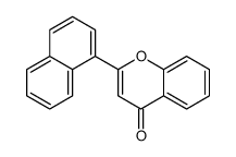 2-naphthalen-1-ylchromen-4-one结构式
