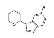 6-溴-1-(四氢-2H-吡喃-2-基)-1H-吲唑结构式