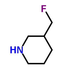 3-(Fluoromethyl)piperidine Structure