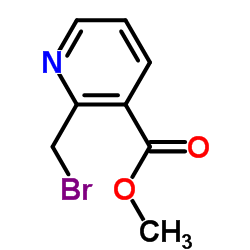 Methyl 2-(bromomethyl)nicotinate structure