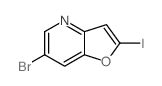 6-Bromo-2-iodofuro[3,2-b]pyridine Structure