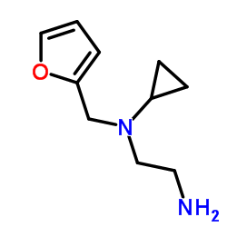 N-Cyclopropyl-N-(2-furylmethyl)-1,2-ethanediamine Structure